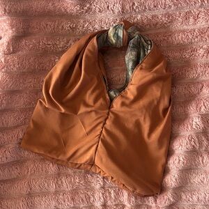 Earth-Tone Reversible Knotted Tote